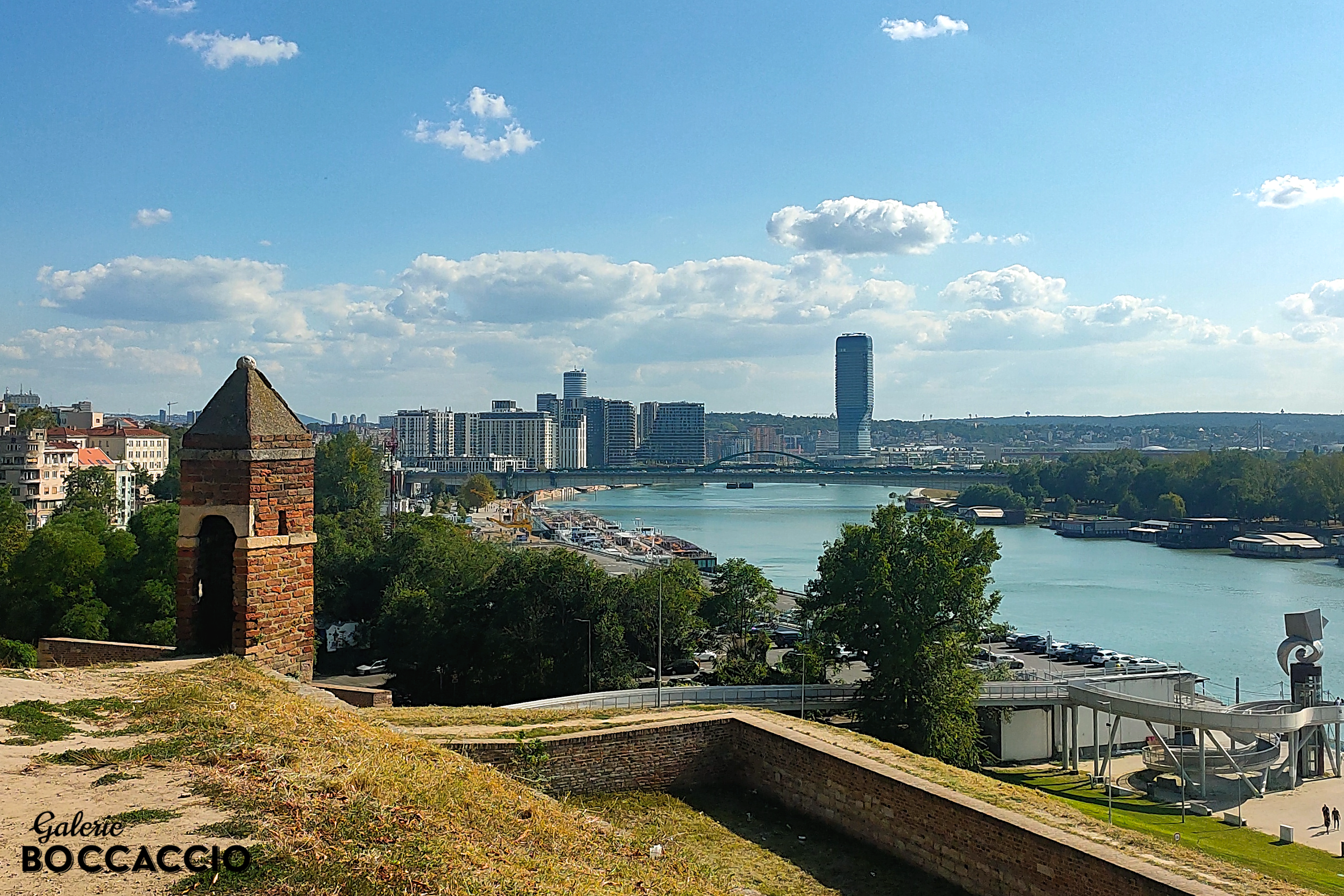Panorama Bělehradu.